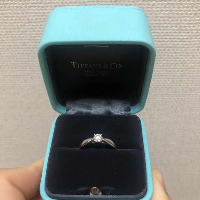 【ティファニー(Tiffany & Co.)の口コミ】 彼氏からプレゼントして貰ったので、指輪の決め手を聞いてみるとシンプル…