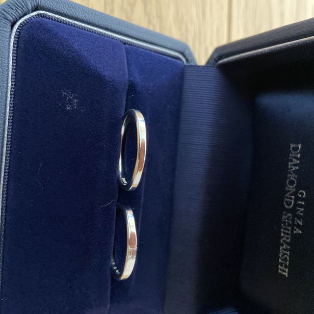 【銀座ダイヤモンドシライシの口コミ】 やはり、指につけたときの感触。一日中付けていても、指が痛くならないの…