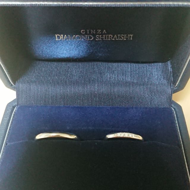【銀座ダイヤモンドシライシの口コミ】 着け心地が良かったのと、ダイヤモンドがある程度ある方が綺麗に見えたの…