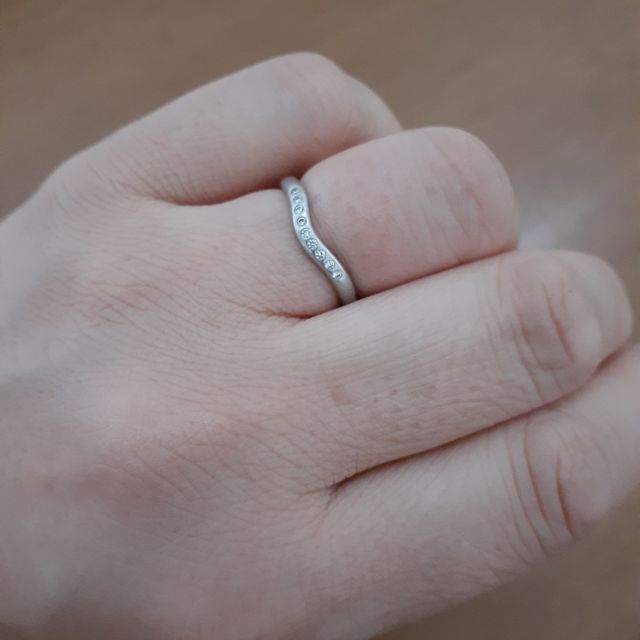 【ティファニー(Tiffany & Co.)の口コミ】 指が太くて色黒でコンプレックスがありましたが、そんな私でも素敵に身に…