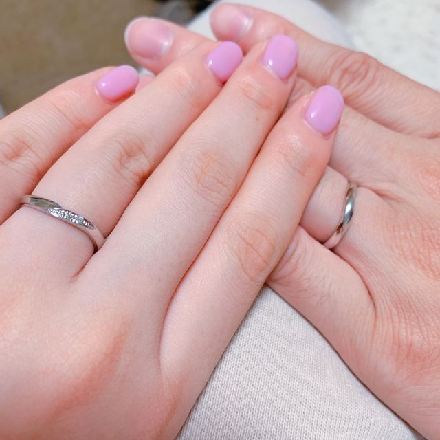 【銀座ダイヤモンドシライシの口コミ】 新作のリングで、顧客やスタッフの声を基に作られているため最良のデザイ…