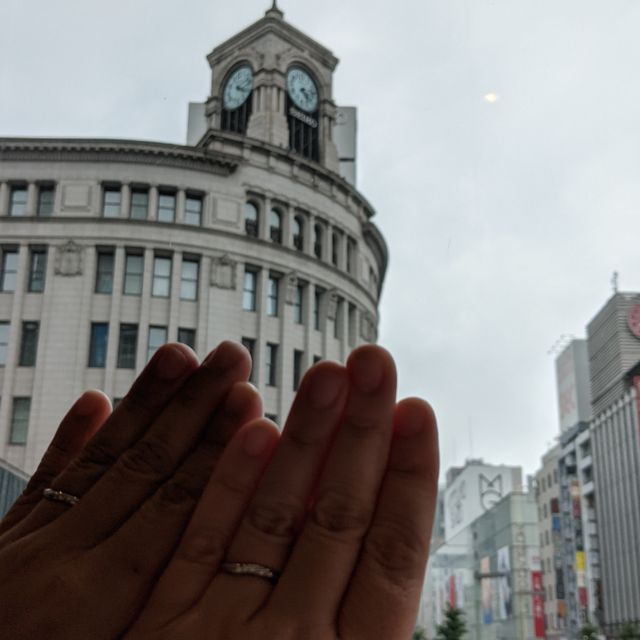 【アイプリモ(I-PRIMO)の口コミ】 ダイヤが入っていて、ウェイブラインのものが希望でした。
色々な種類があ…