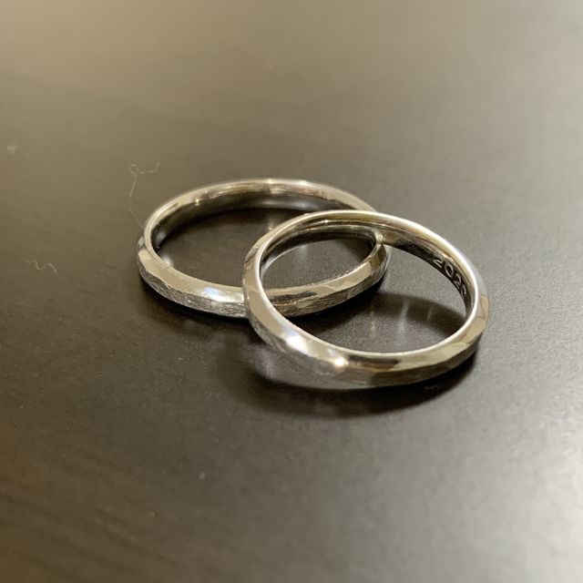 【鎌倉彫金工房の口コミ】 普段から指輪をつける習慣がなかったため、派手過ぎず、地味過ぎずという…