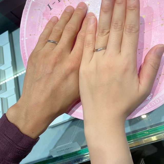 【アイプリモ(I-PRIMO)の口コミ】 指輪のデザインはノープランで入店しましたが、店員さんにアドバイスをし…