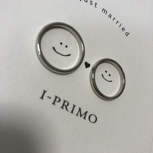 【アイプリモ(I-PRIMO)の口コミ】 自分たちのイメージを伝えながら、いくつか指輪を見せて頂きその中で決定…