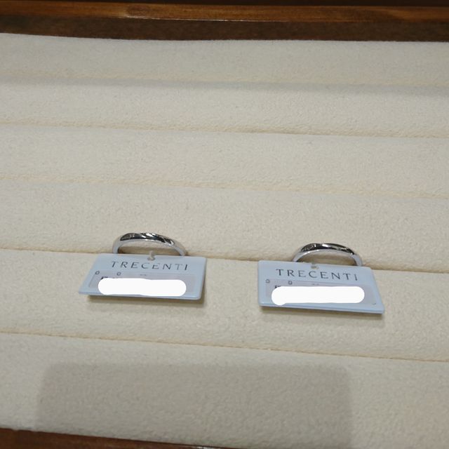 【TRECENTI(トレセンテ)の口コミ】 シンプルな印象の指輪が多く、自分たちのイメージに合っている指輪がたく…