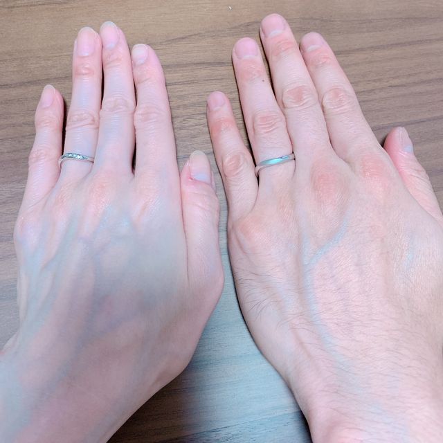 【アイプリモ(I-PRIMO)の口コミ】 いくつか試着させていただいた中で、指にはめた瞬間、ふたりで「これ、す…