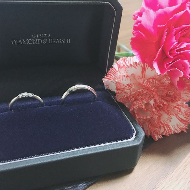 【銀座ダイヤモンドシライシの口コミ】 銀座ダイヤモンドシライシのサイトを閲覧した際、こちらの指輪に目が止ま…