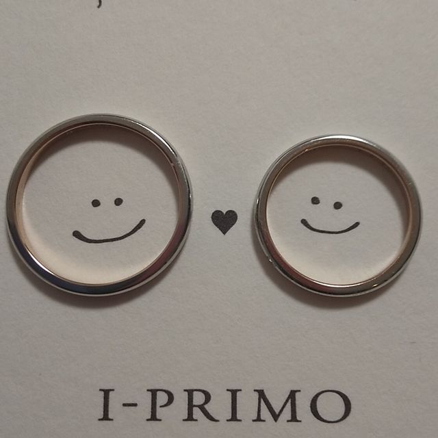 【アイプリモ(I-PRIMO)の口コミ】 内側がピンクゴールドで、細身のリングを探していたのでイメージ通りのも…