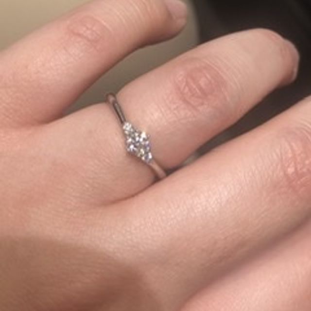 【銀座ダイヤモンドシライシの口コミ】 指ははつけ心地がよく、指に馴染みます。付けていることを忘れてしまう程…