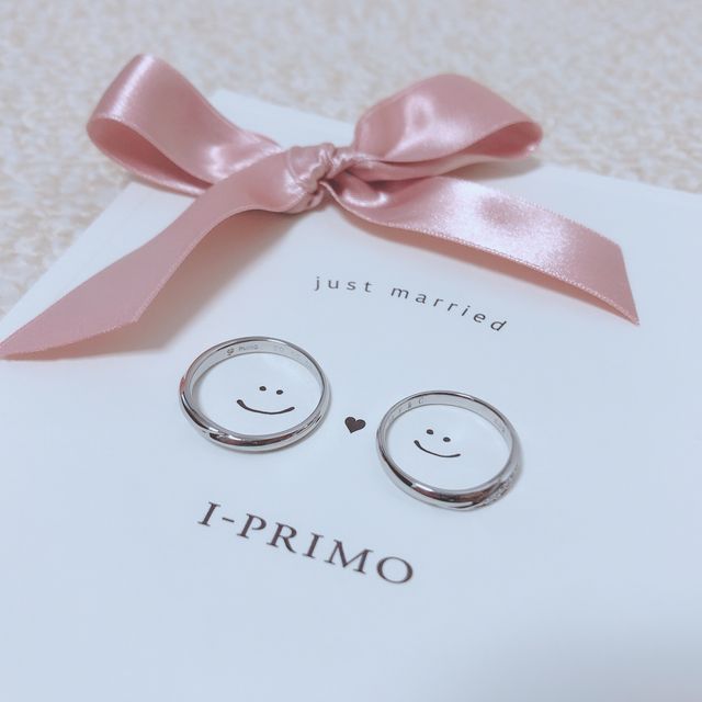 【アイプリモ(I-PRIMO)の口コミ】 重ね付けした時の婚約指輪との相性と旦那さんも気に入ったデザインであっ…