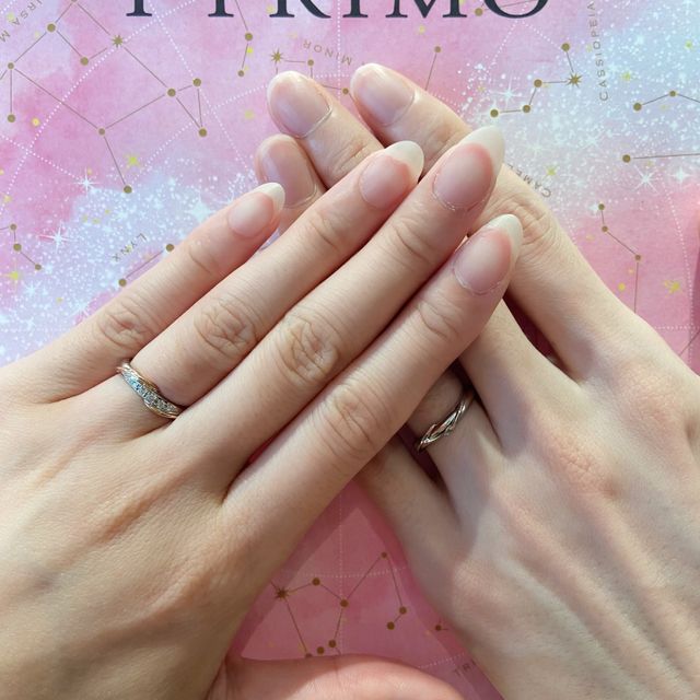 【アイプリモ(I-PRIMO)の口コミ】 お店にある結婚指輪を全てつけることができました。そのおかげで、もとも…