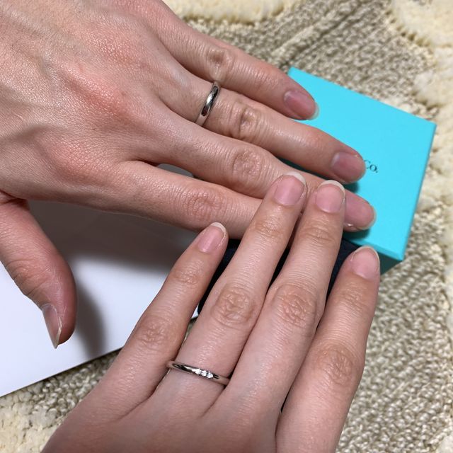 【ティファニー(Tiffany & Co.)の口コミ】 着けた感じもゴツゴツしておらず、ずっと着けていくのにはいい感じだと思…