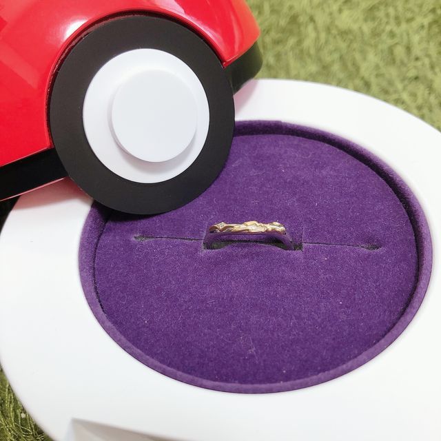 【U-treasure(ユートレジャー)の口コミ】 ピカチュウモチーフのエンゲージリングをプロポーズでもらったので、せっ…