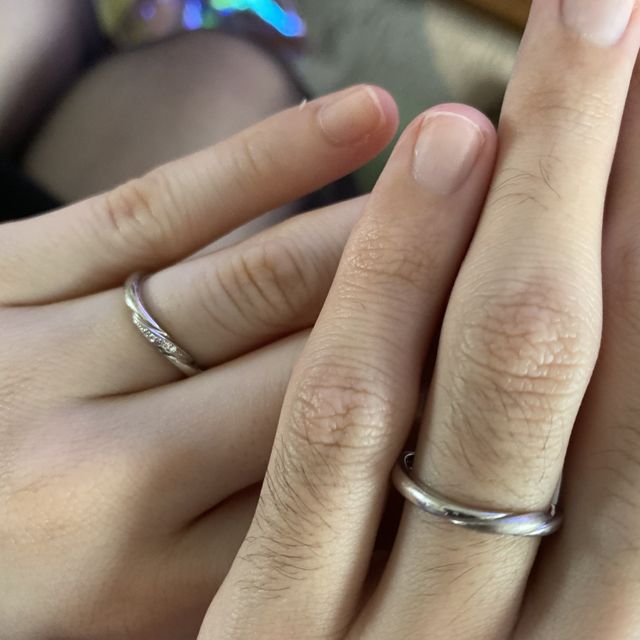 【JEWELRY STUDIO Advance(ジュエリースタジオアドバンス)の口コミ】 数ある中で選んだ決めては、あまり主張しすぎずシンプルなんですがワンポ…