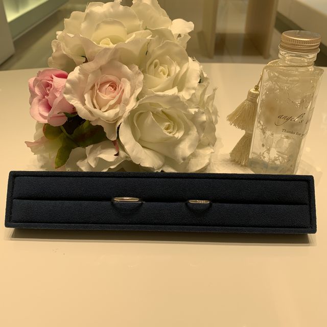 【4℃ BRIDAL(ヨンドシーブライダル)の口コミ】 もともと、結婚指輪として、1つ石が付いているものに憧れていたのですが、…