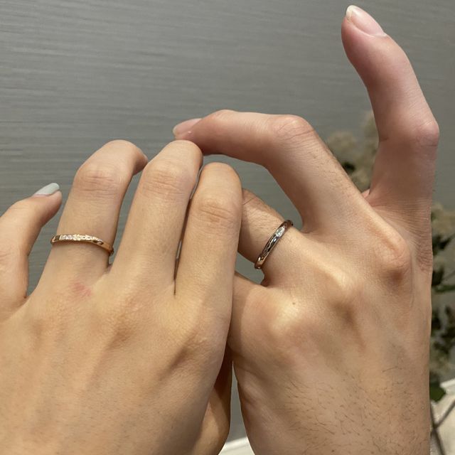 【BAUM(バーム)の口コミ】 指輪のテーマが『2人で旅をしよう』で、私達にぴったりだなと思いこの指輪…