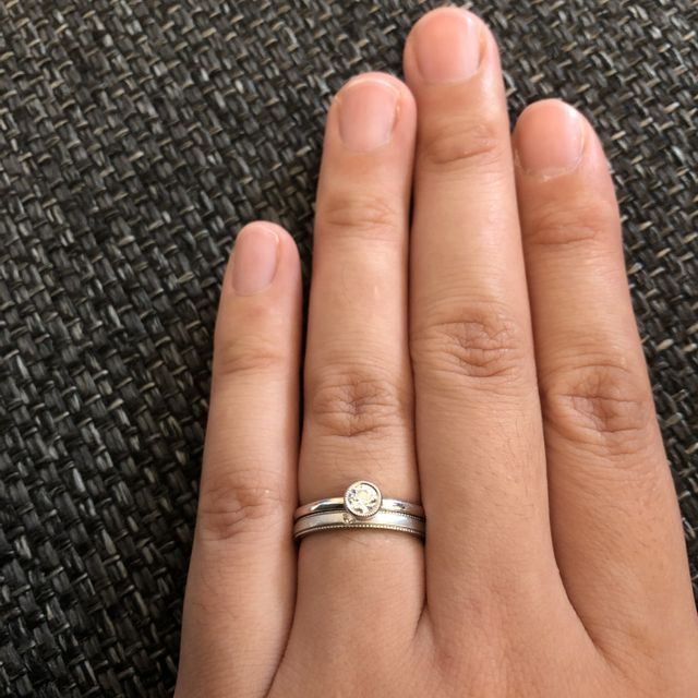 【FRAU KOBE JAPAN(フラウ コウベ ジャパン)の口コミ】 気に入った商品の指輪があり、もう少しこうしたい！という私の要望を答え…