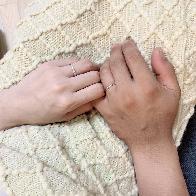 【銀座ダイヤモンドシライシの口コミ】 ダイヤモンド入りは購入するつもりはなかったのですが、
いざ、試着をして…