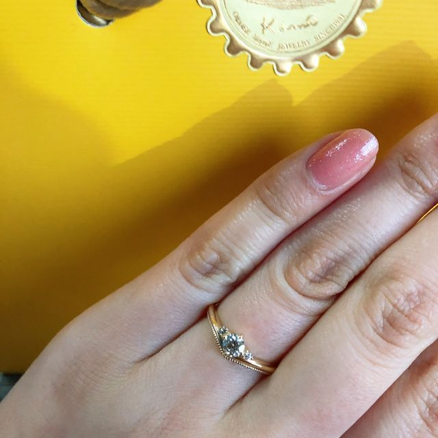 【ケイウノ ブライダル(K.UNO BRIDAL)の口コミ】 カラーを選べることとディズニーコラボですが自分でデザインを考えられる…