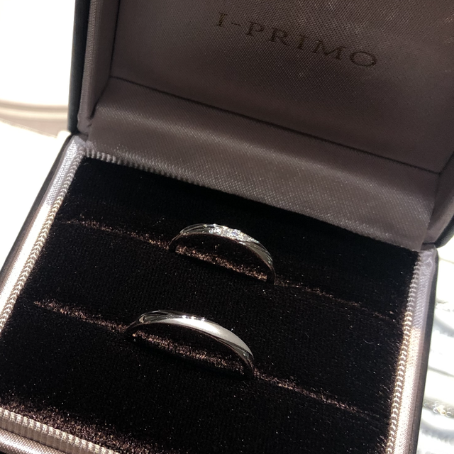 【アイプリモ(I-PRIMO)の口コミ】 結婚指輪を普段着けられない仕事をしているので、シンプルなものより少し…