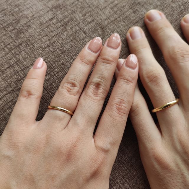 【アイプリモ(I-PRIMO)の口コミ】 シンプルな細めのイエローゴールドリングを探していました。なかなか納得…