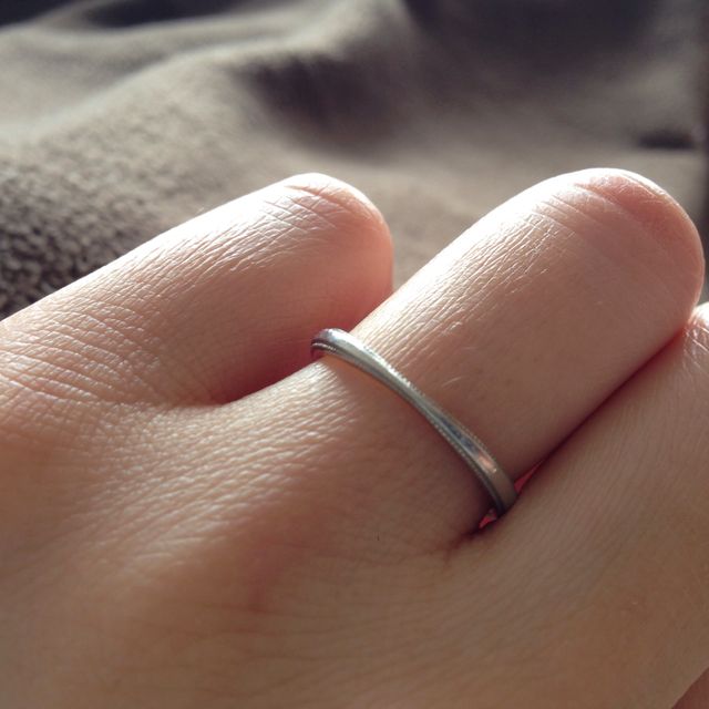 【agete(アガット)の口コミ】 旦那さんも私も、ずっと着けていられるデザインを基本に探していました。…