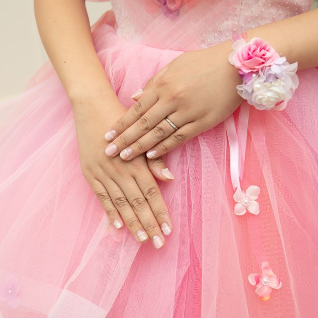 【4℃ BRIDAL(ヨンドシーブライダル)の口コミ】 指輪のテイストはシンプルなものを選びましたが、キラキラするデザインが…