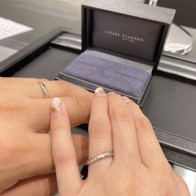 【ラザール ダイヤモンド(LAZARE DIAMOND)の口コミ】 まずはデザインがやはり決め手でした。最初見た時にベルヴェデーレを気に…