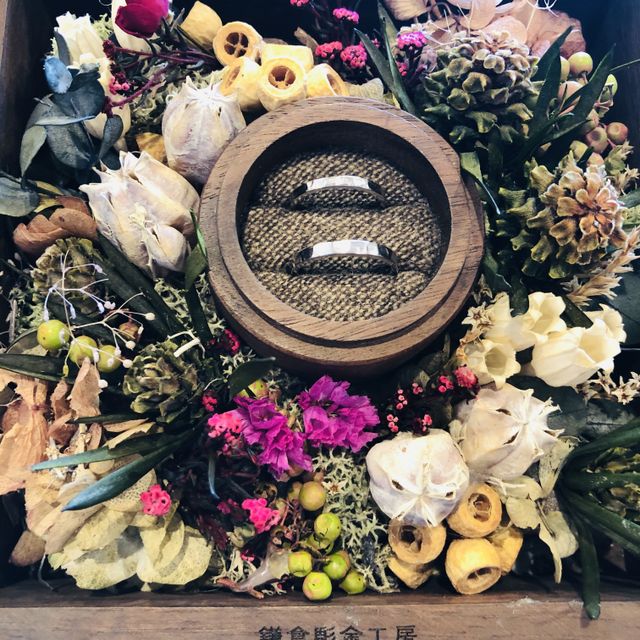 【鎌倉彫金工房の口コミ】 2人だけの、世界で２つとない結婚指輪を造るこてが出来ることと、指輪を造…