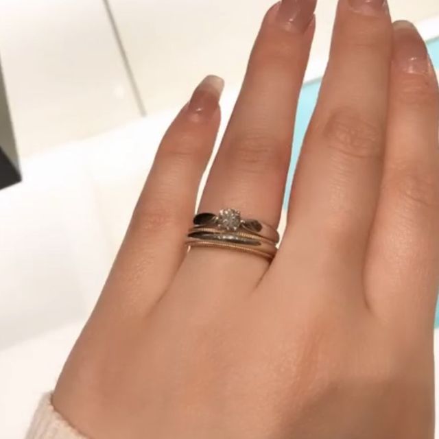 【ティファニー(Tiffany & Co.)の口コミ】 ボリュームあるのを初めてつけたけど本当つけ心地が良かった。エンゲージ…