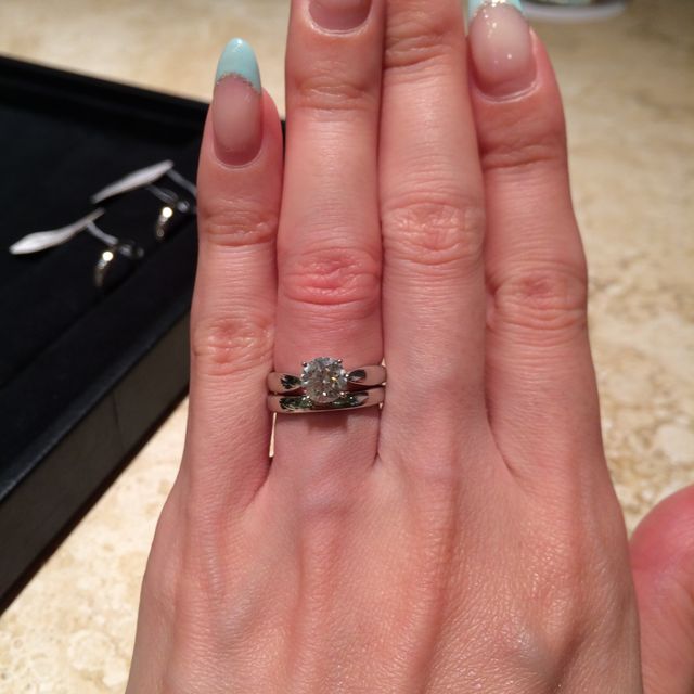 【ティファニー(Tiffany & Co.)の口コミ】 シンプルなデザインがよかったため、ルシダを第一候補にしていました。
幅…