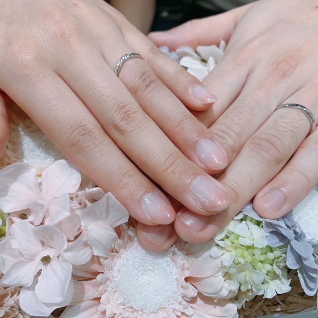 【アイプリモ(I-PRIMO)の口コミ】 最初は夫婦とも同じデザインで考えていましたが、シンプルかつ、つけ心地…