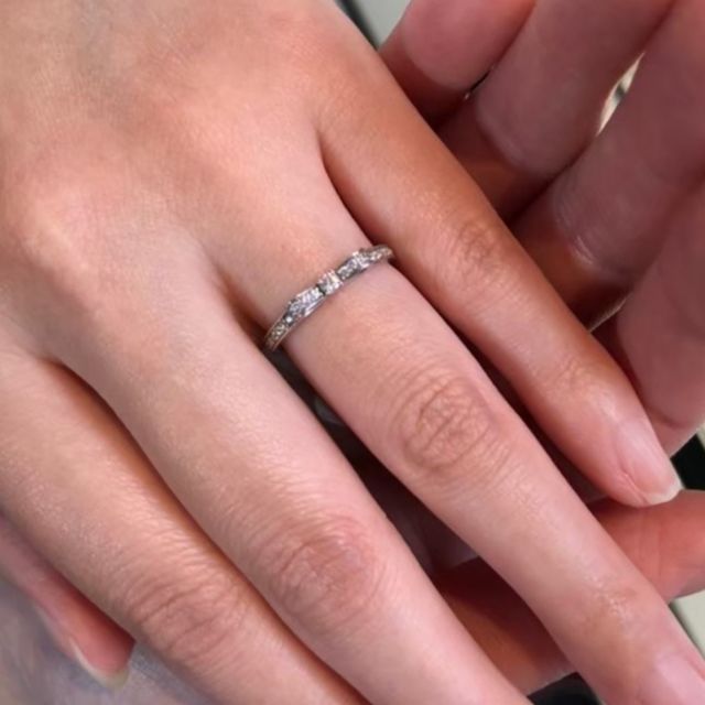 【TOMPKINS(トンプキンス)の口コミ】 可愛いデザインが多く、一番人気のリボンモチーフリングはとても可愛かっ…