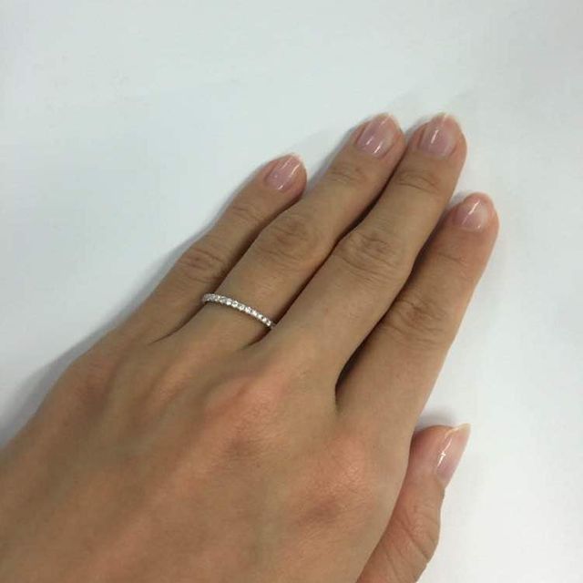 【ショーメ(CHAUMET)の口コミ】 ごく細いフルエタニティリングを探していました。
彼がティファニーやカル…