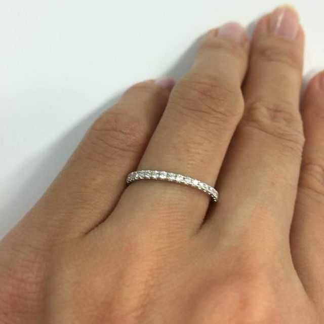 【ショーメ(CHAUMET)の口コミ】 ごく細いフルエタニティリングを探していました。
彼がティファニーやカル…