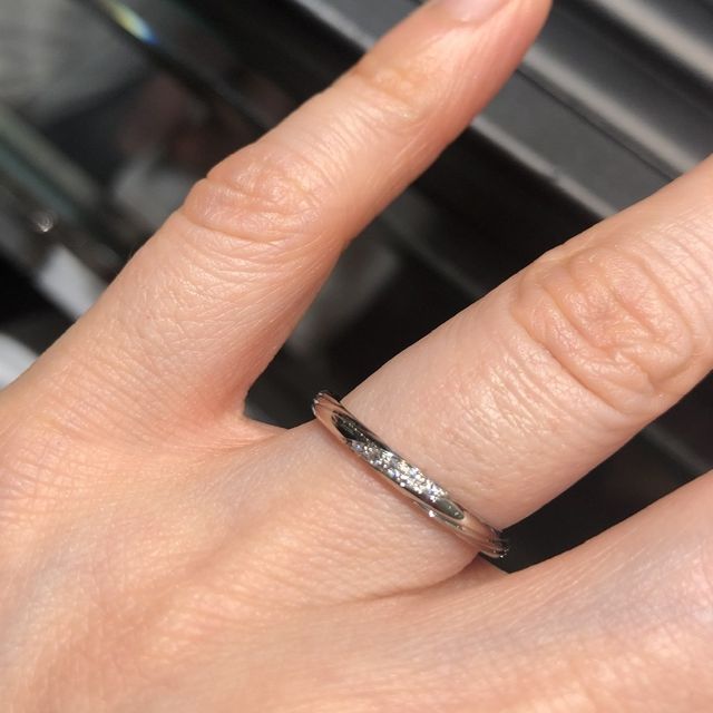 【ラザール ダイヤモンド(LAZARE DIAMOND)の口コミ】 結婚指輪は常に着けていたいという考えがあったため、丈夫な指輪を探して…