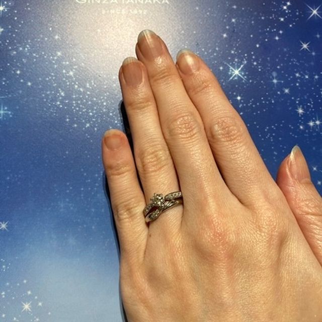 【ギンザタナカブライダル(GINZA TANAKA BRIDAL)の口コミ】 田中貴金属が母体のためプラチナはとても重厚感がありました。ダイヤモン…