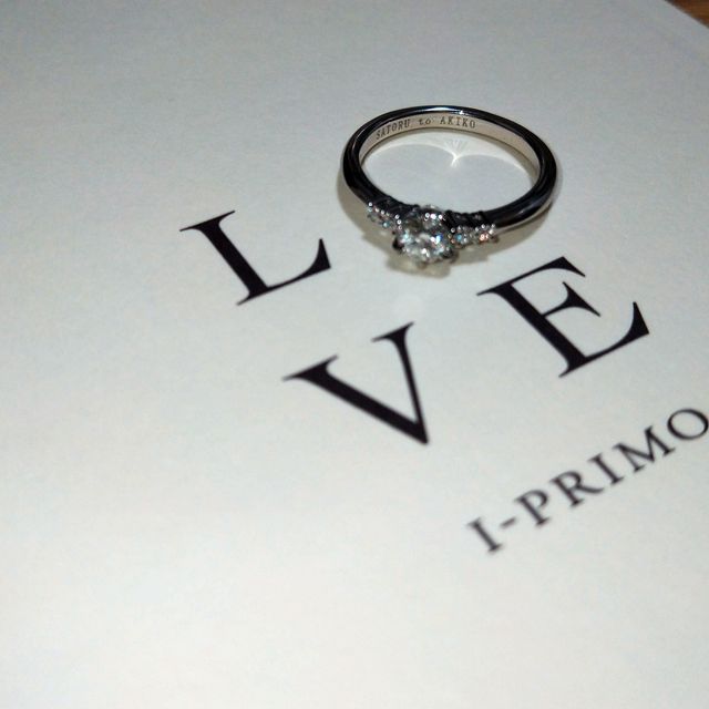 【アイプリモ(I-PRIMO)の口コミ】 計3回銀座に出向いていろいろな指輪を見ましたが、いろんな角度から見た時…