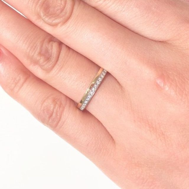 【GALA JEWELRY(ガラジュエリー)の口コミ】 ゴールドとプラチナのコンビネーションリングを探していたところ、スタッ…