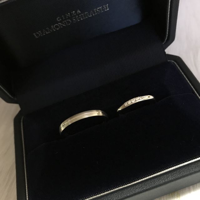 【銀座ダイヤモンドシライシの口コミ】 自分の手の大きさに対して5石が一番バランスが良かったので5石を選びまし…