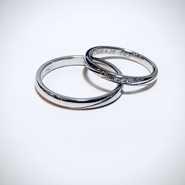 【アイプリモ(I-PRIMO)の口コミ】 何店舗も見ましたが、2人ともビビっときたのが全く同じでした。彼がシンプ…