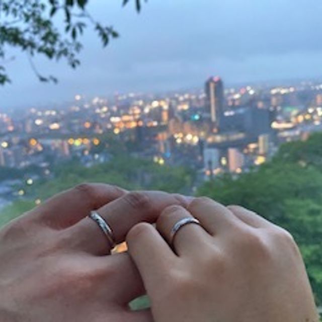 【PILOT BRIDAL(パイロットブライダル)の口コミ】 一つ目に、渕が丸い点です。これまで指輪を付ける習慣がなかったので、身…