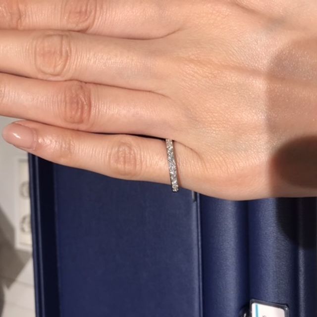 【銀座ダイヤモンドシライシの口コミ】 ハーフエタニティを探していたので銀座ダイヤモンドシライシさんでもいく…