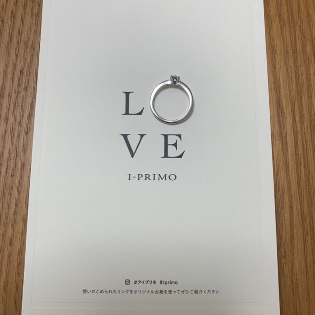 【アイプリモ(I-PRIMO)の口コミ】 担当していただいた方が丁寧に説明してくれたことです。リングの種類も多…
