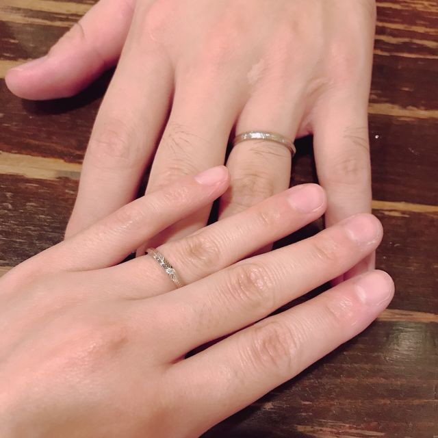 【アイプリモ(I-PRIMO)の口コミ】 幅は細め〜普通、ストレートライン、プラチナ、ダイヤは一石〜三石くらい…