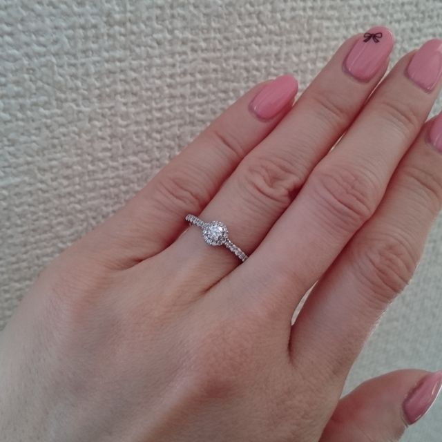 【ヴァンドーム青山(VENDOME AOYAMA)の口コミ】 ダイヤモンド好きな私を知っていた彼が選んで買ってくれました！１粒石も…