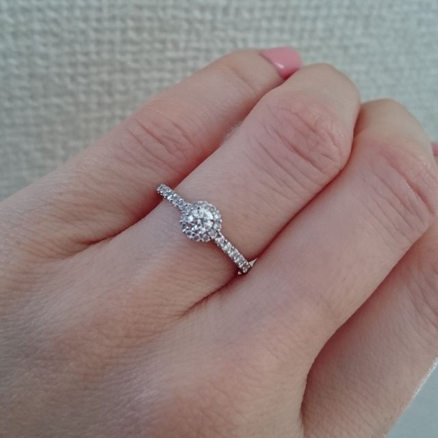 【ヴァンドーム青山(VENDOME AOYAMA)の口コミ】 ダイヤモンド好きな私を知っていた彼が選んで買ってくれました！１粒石も…