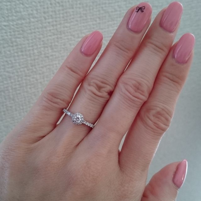 【ヴァンドーム青山(VENDOME AOYAMA)の口コミ】 ダイヤモンド好きな私を知っていた彼が選んで買ってくれました！１粒石も…