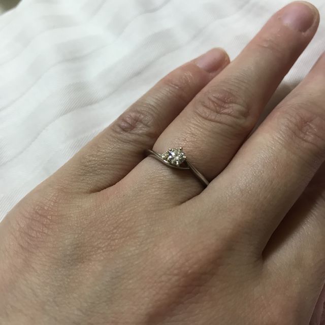 【LAPAGE(ラパージュ)の口コミ】 イエローゴールドがアクセントとなっていて、プラチナの組み合わせが気に…